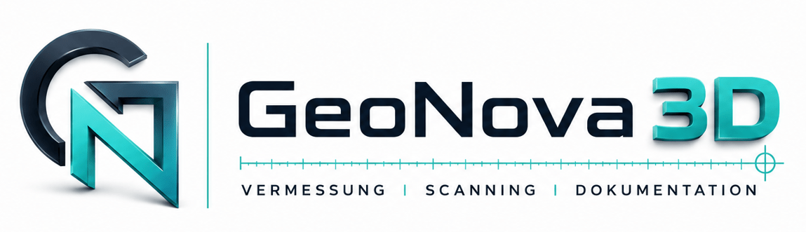 GeoNova3D logo – geodezja, skanowanie 3D i pomiary dronem